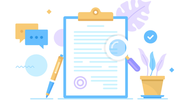 Sign,Contract.,Vector,Illustration.,Clipboard,With,Document,,Stamp,,Pen,And